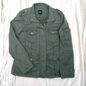 Kenzie green utility jacket